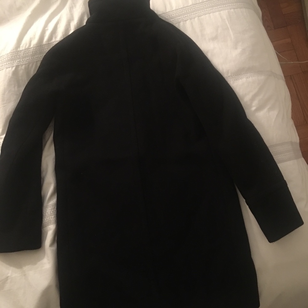 J. Crew Black Stadium coat